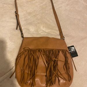 Axcess fringed shoulder bag, NWT.